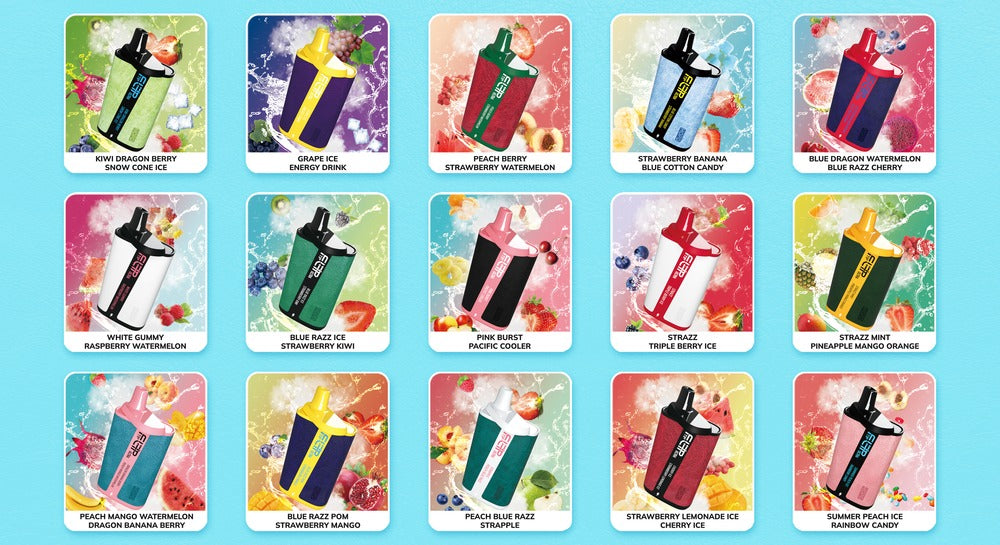 $5 vape/vaporizer HOPO FLIPTIP Ultra high puffs Disposable 18 types