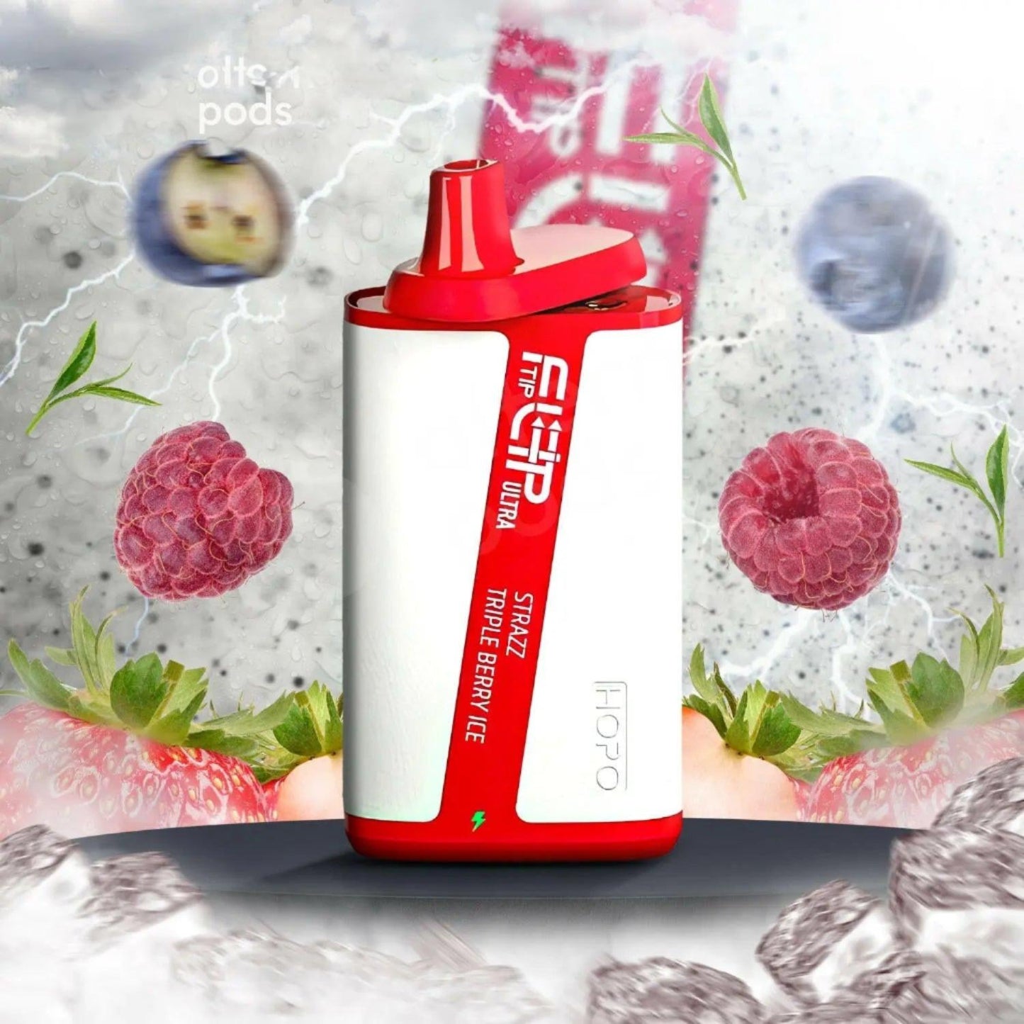$5 vape/vaporizer HOPO FLIPTIP Ultra high puffs Disposable 18 types